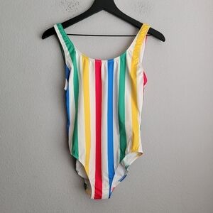 Solid & Striped The Anne Marie One Piece in Primary size M NWT